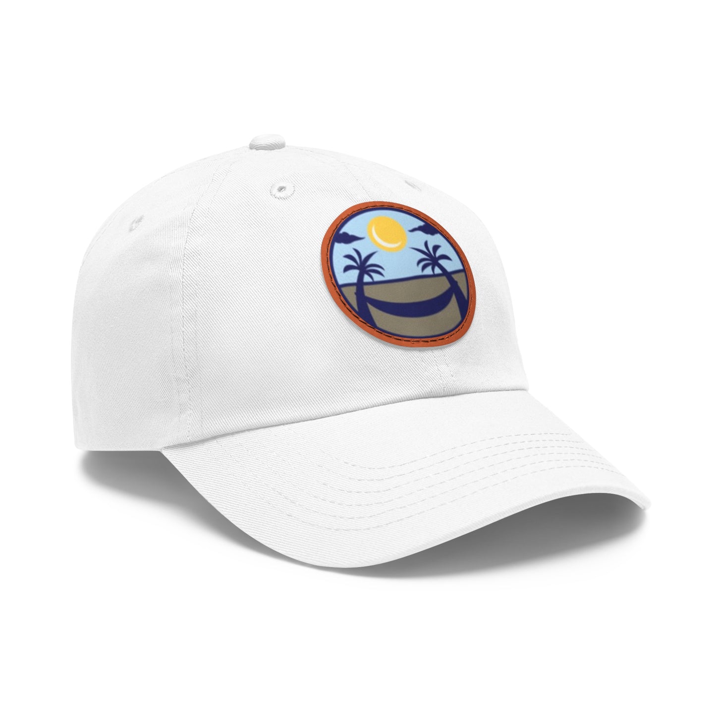 Upscale Retreat Dad Hat with Leather Patch