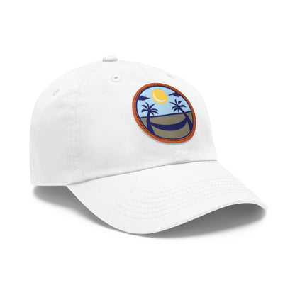 Upscale Retreat Dad Hat with Leather Patch