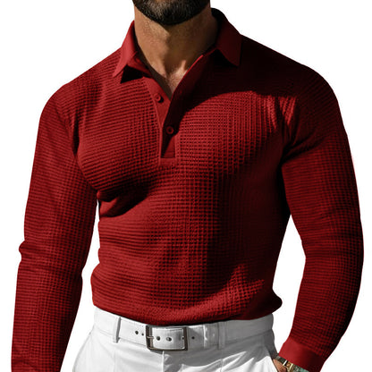 Summer Men's Lapel Polo Shirt
