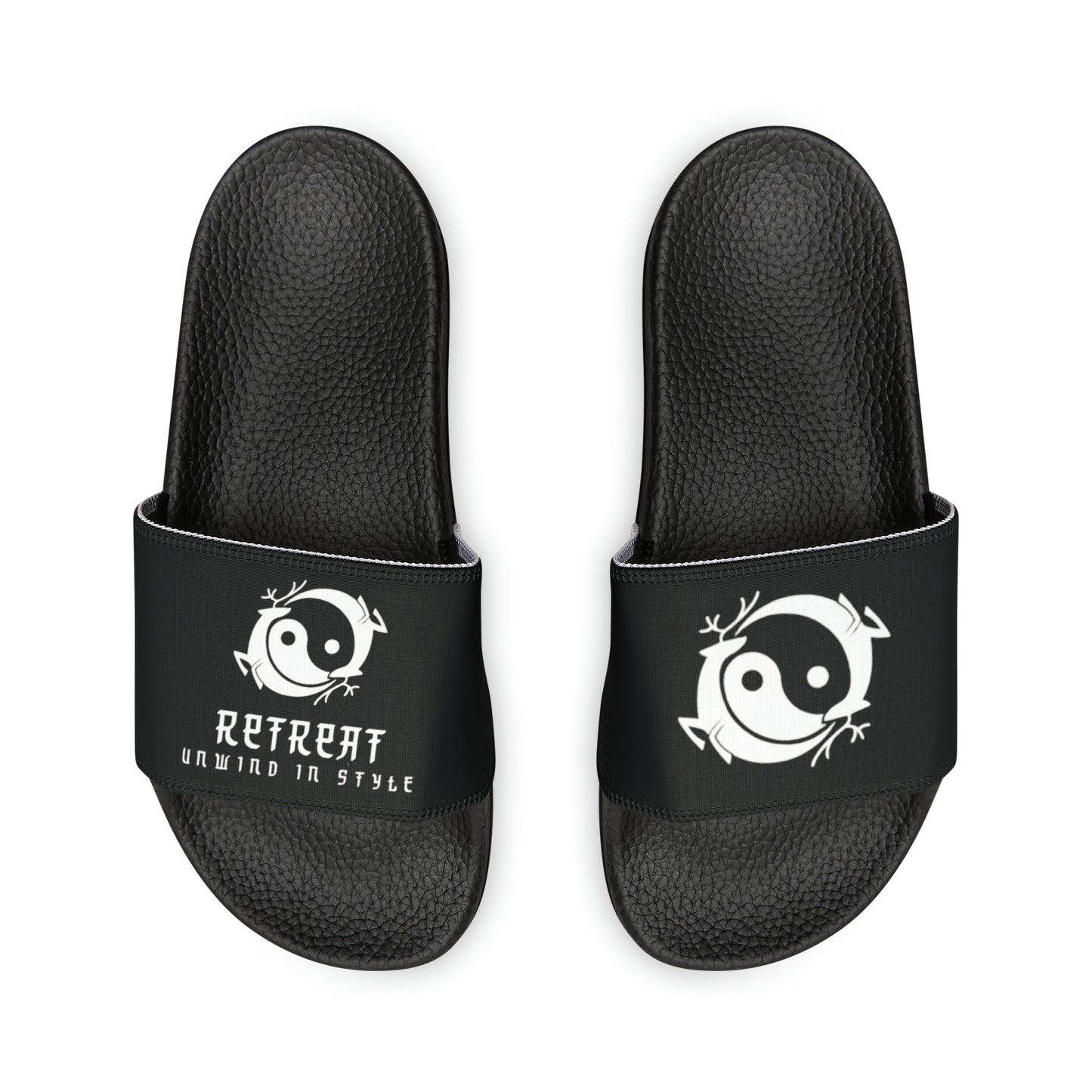 Women's PU Slide Sandals Branded Retreat