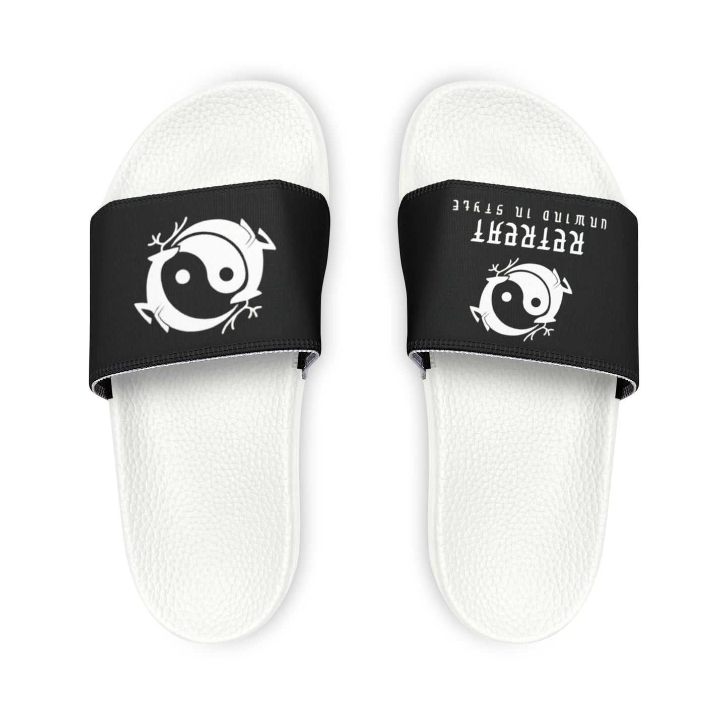 Women's PU Slide Sandals Branded Retreat
