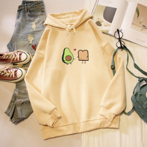 Avocado and bread hoodie