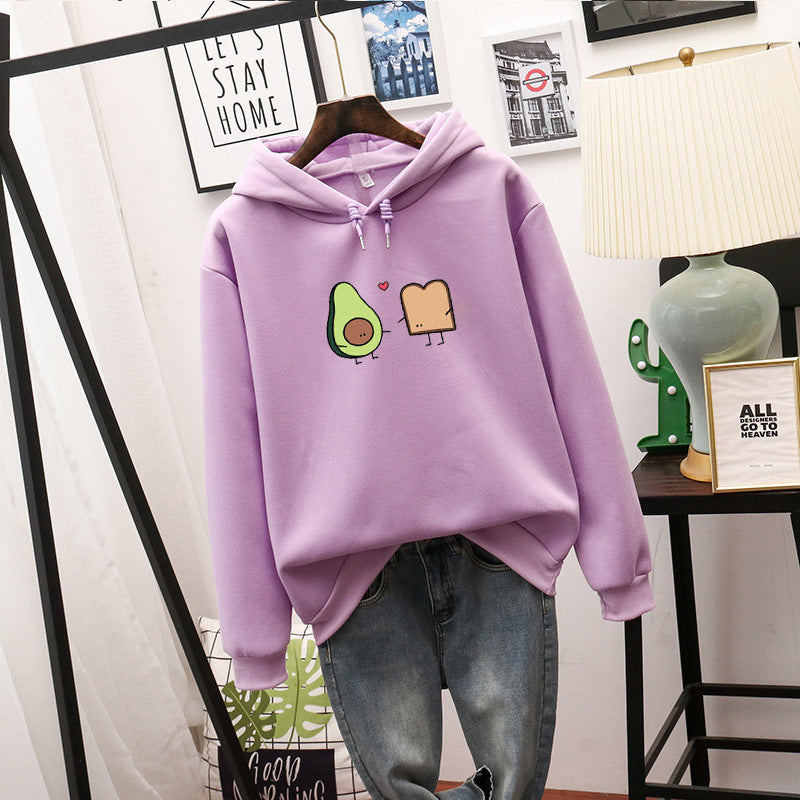Avocado and bread hoodie