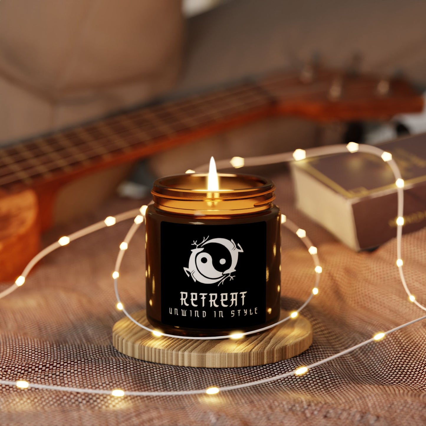 Amber Jar Soy Candle!
