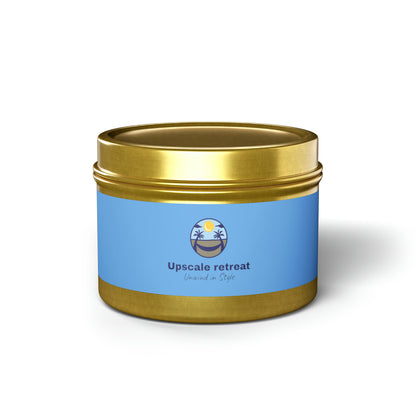 Upscale Retreat Tin Candles
