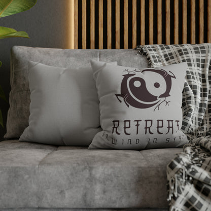 Retreat Spun Polyester Square Pillow Case