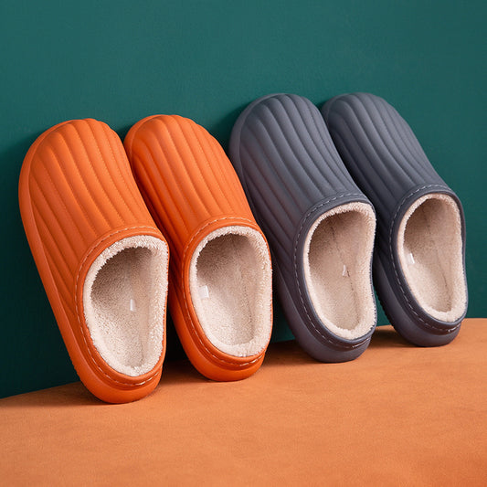 Waterproof Slippers EVA Plush Slippers Women