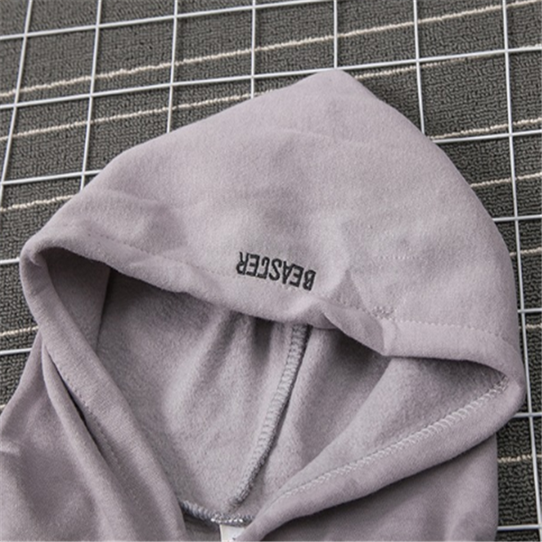 Plush sweater hoodie
