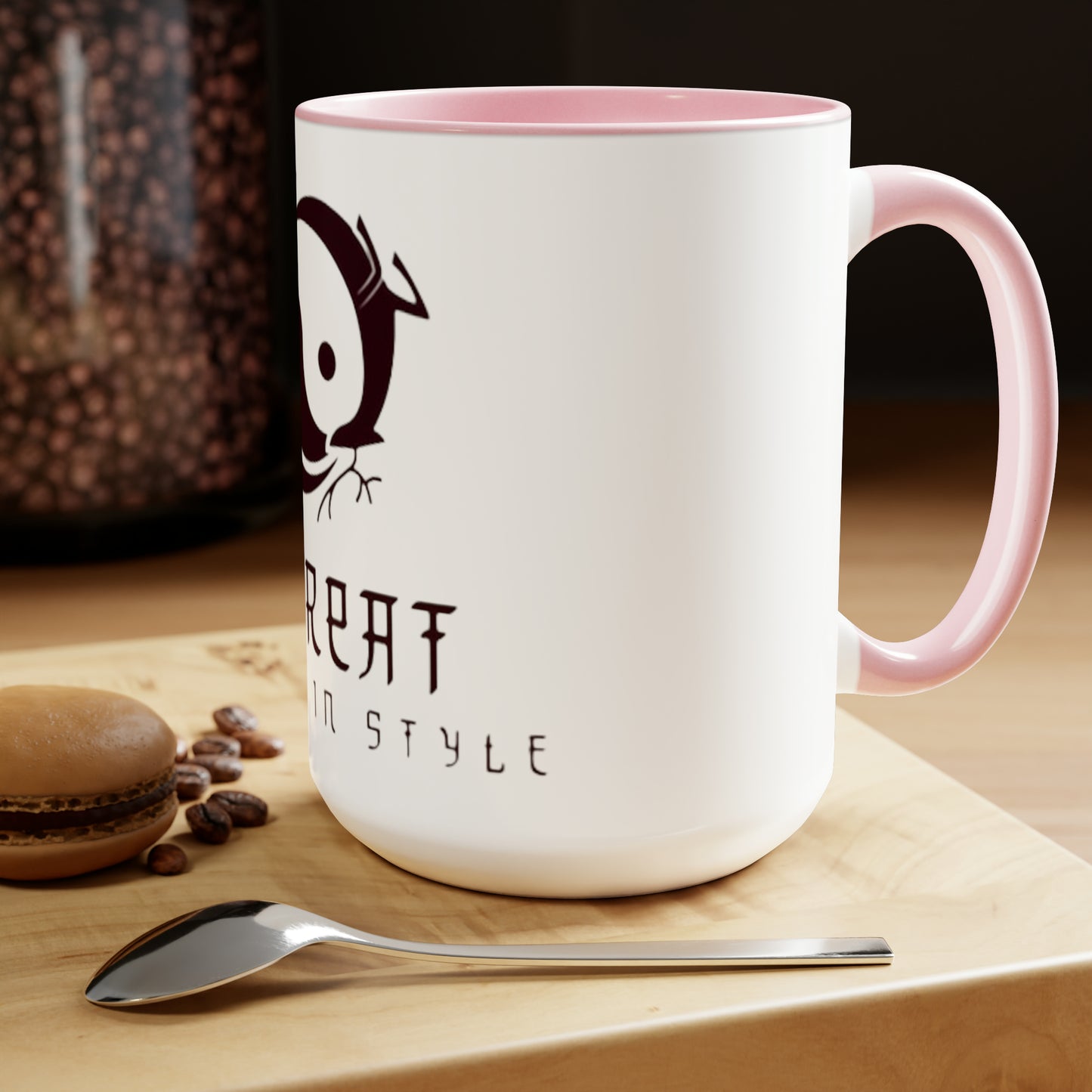 Retreat Two-Tone Coffee Mugs, 15oz