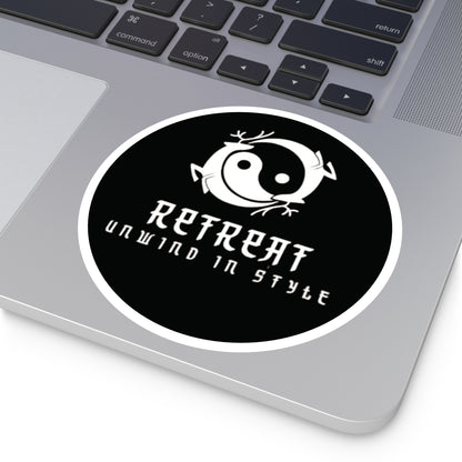 Round Stickers, Indoor\Outdoor Retreat