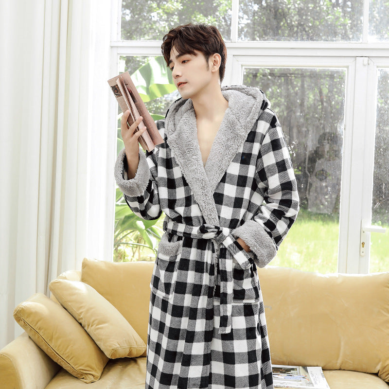 Autumn And Winter Bathrobes To Keep Warm Wholesale Nightgowns And Home Wear