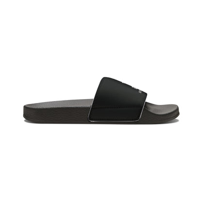 Men's PU Slide Sandals Branded Retreat