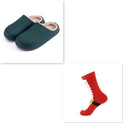 Waterproof Slippers EVA Plush Slippers Women