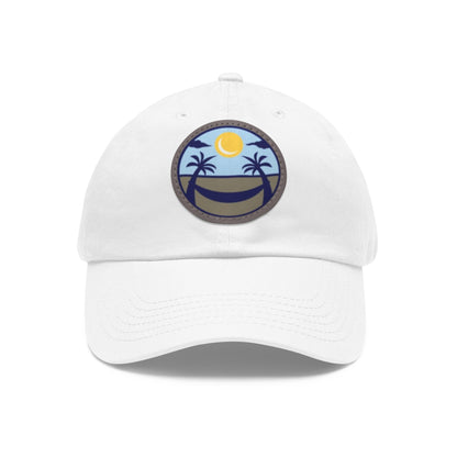 Upscale Retreat Dad Hat with Leather Patch