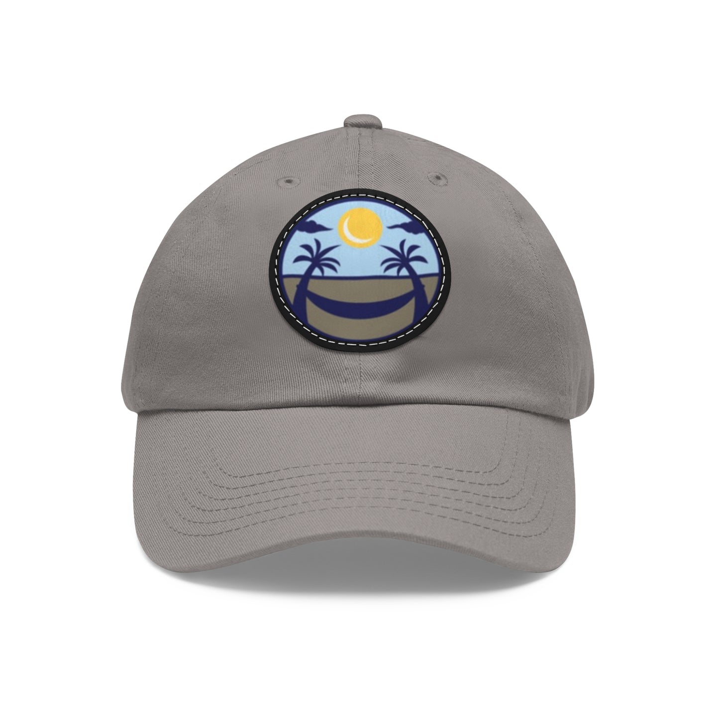 Upscale Retreat Dad Hat with Leather Patch