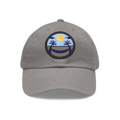 Upscale Retreat Dad Hat with Leather Patch