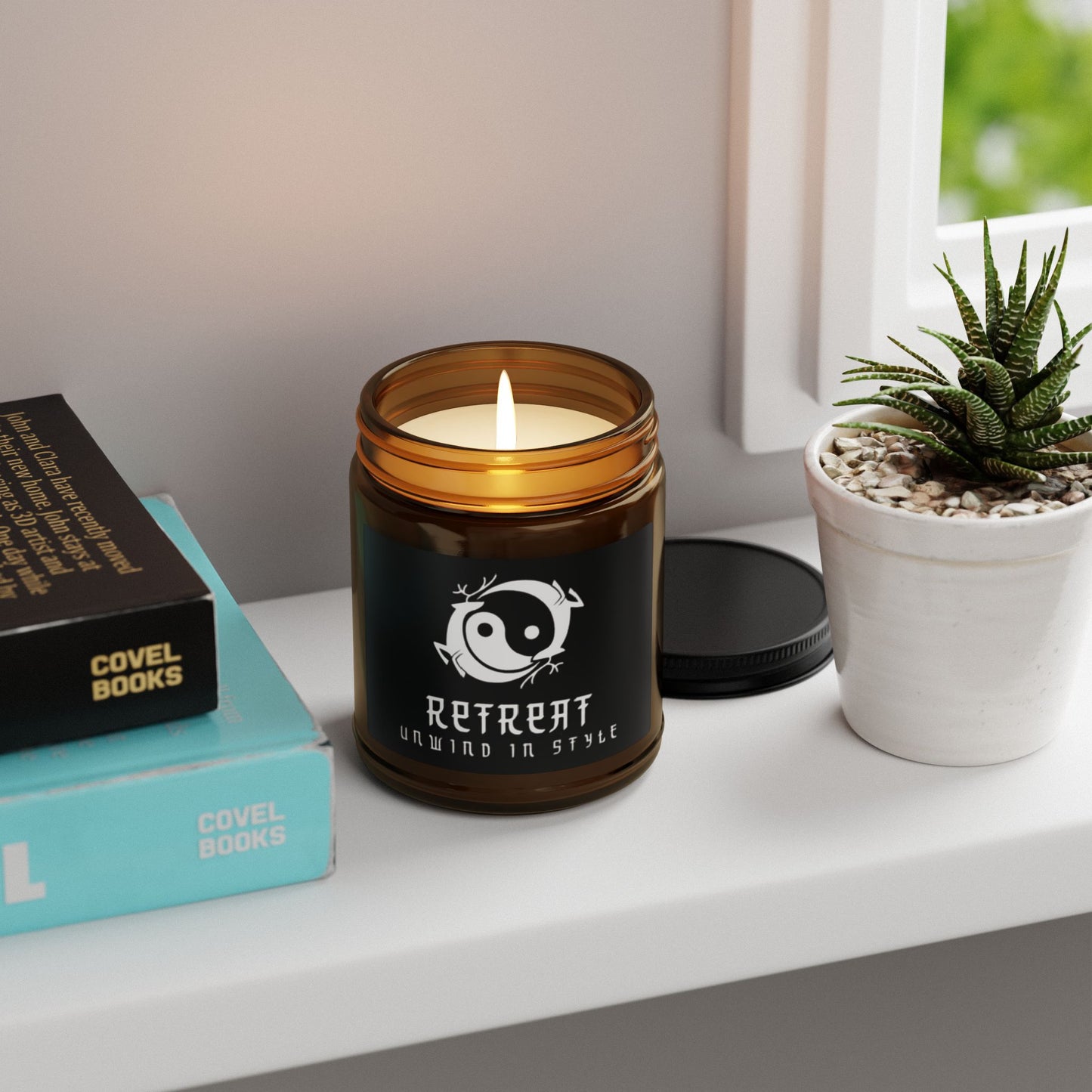 Amber Jar Soy Candle!
