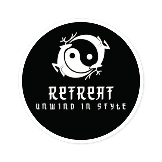 Round Stickers, Indoor\Outdoor Retreat