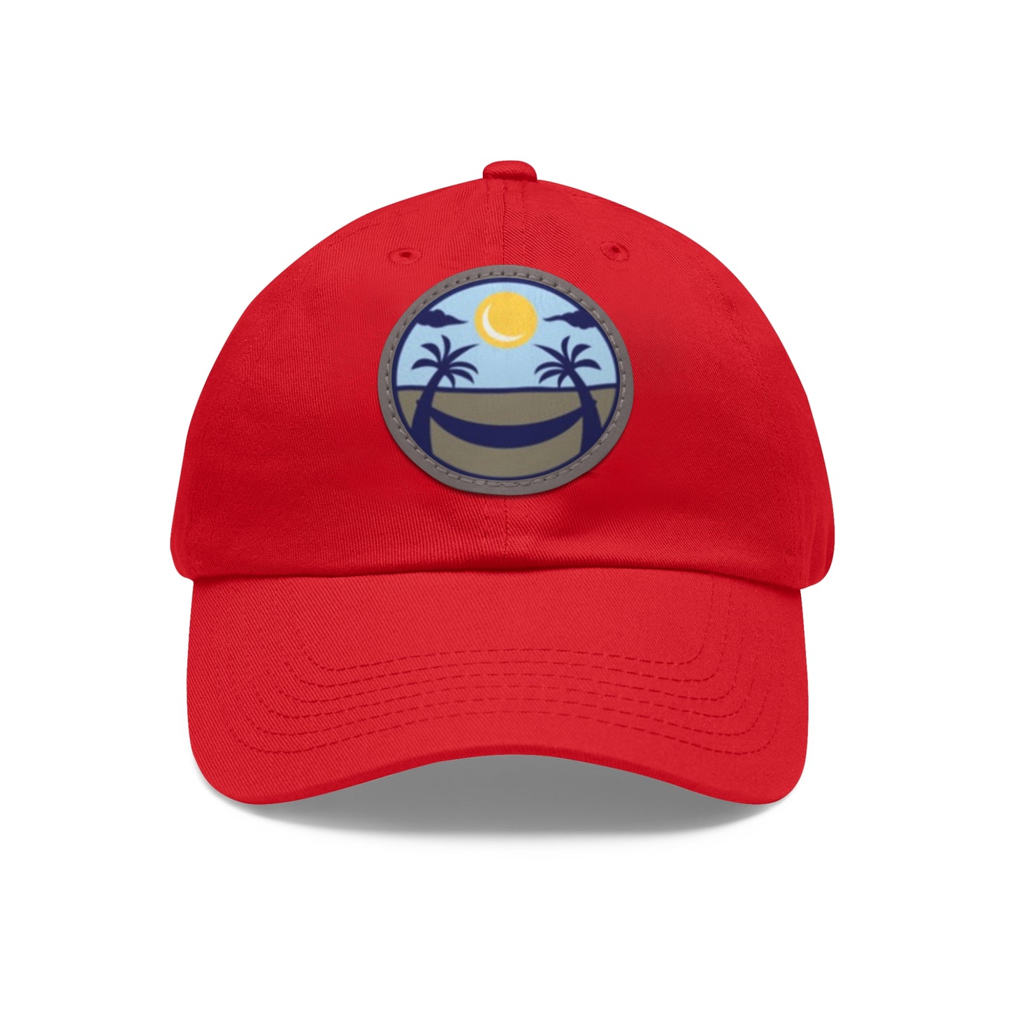 Upscale Retreat Dad Hat with Leather Patch