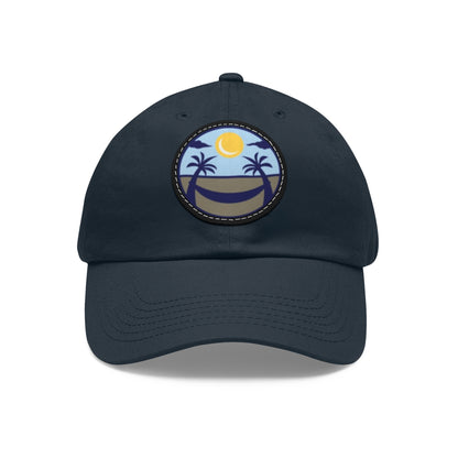 Upscale Retreat Dad Hat with Leather Patch
