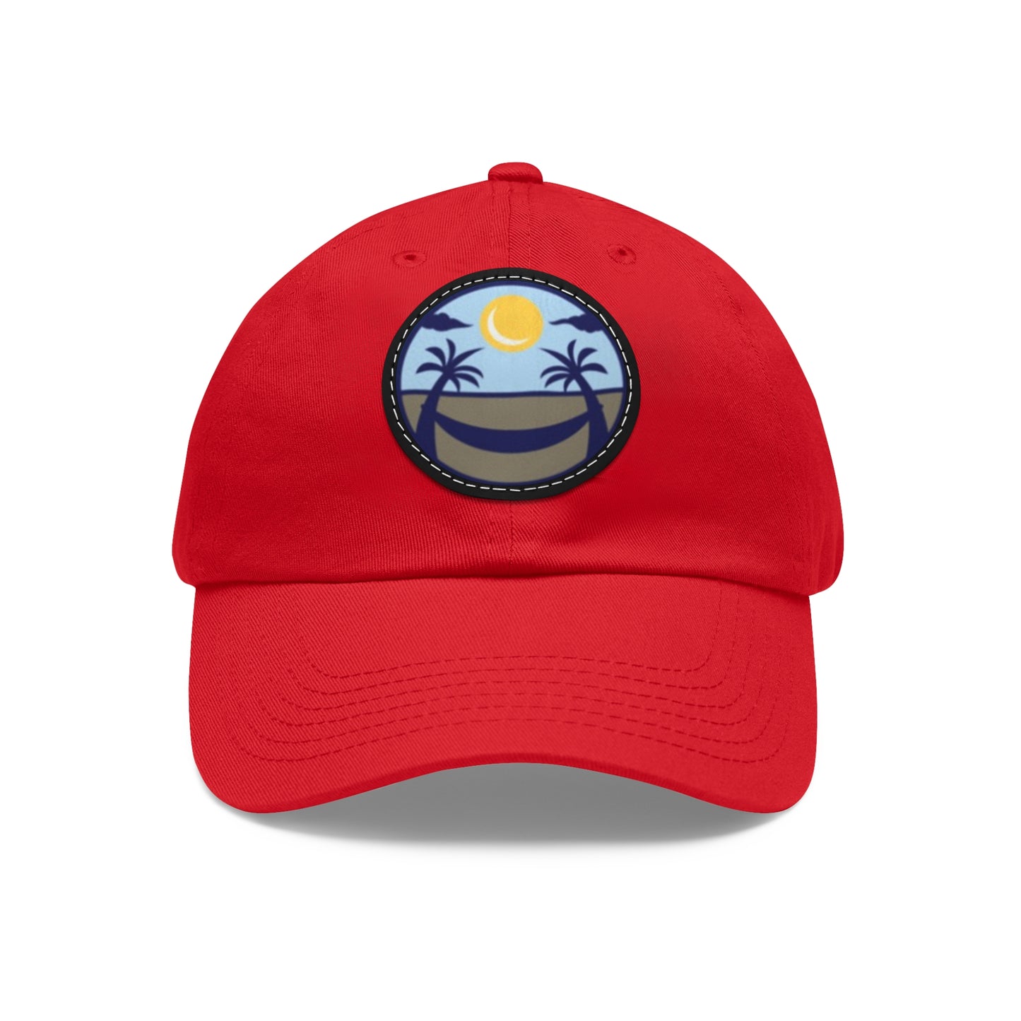 Upscale Retreat Dad Hat with Leather Patch