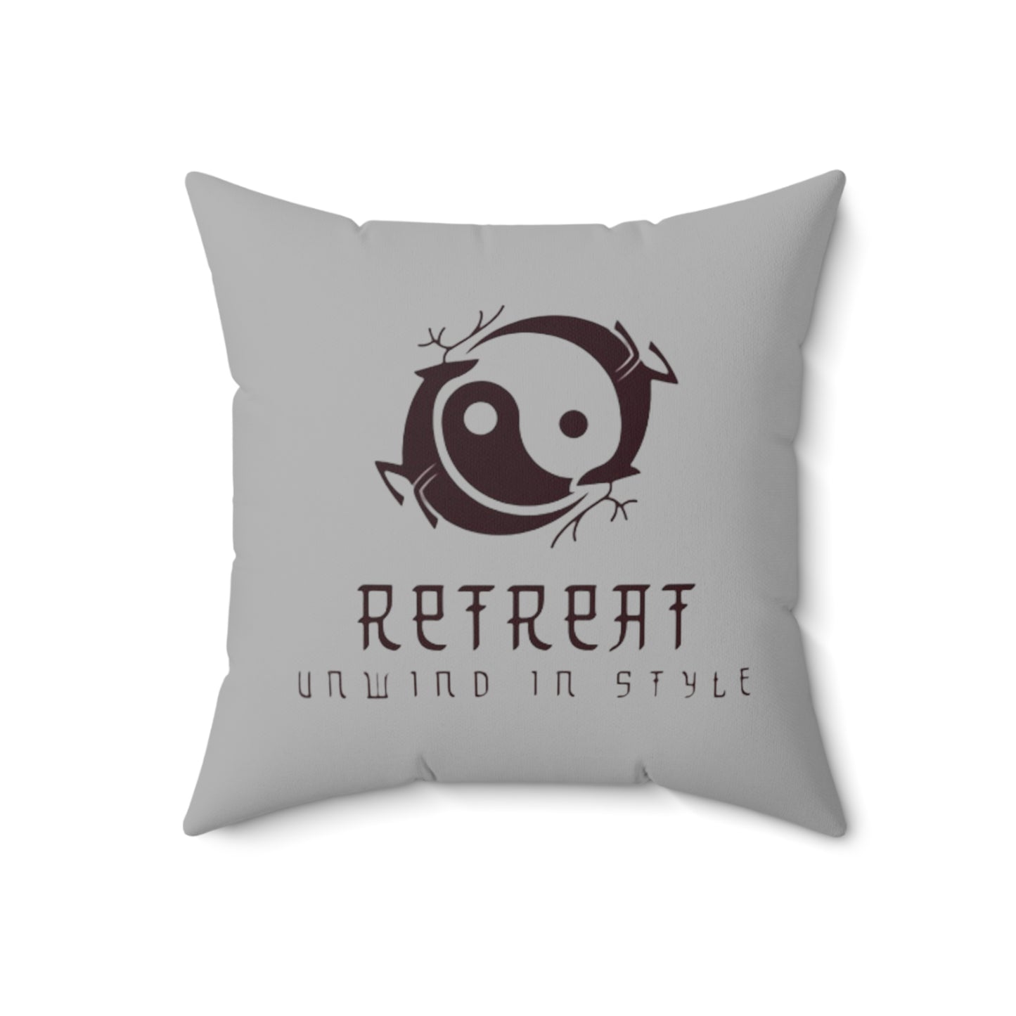 Retreat Faux Suede Square Pillow