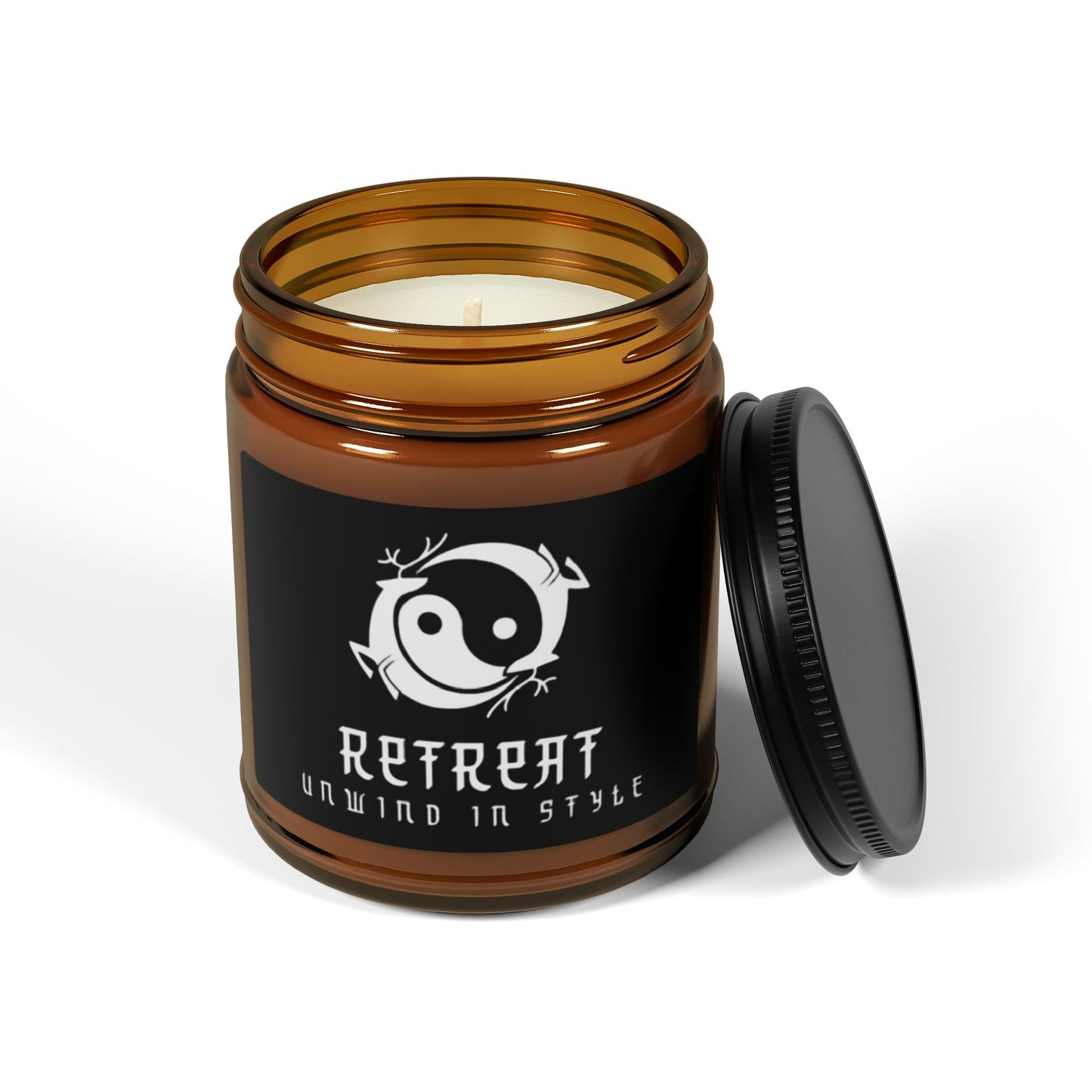 Amber Jar Soy Candle!