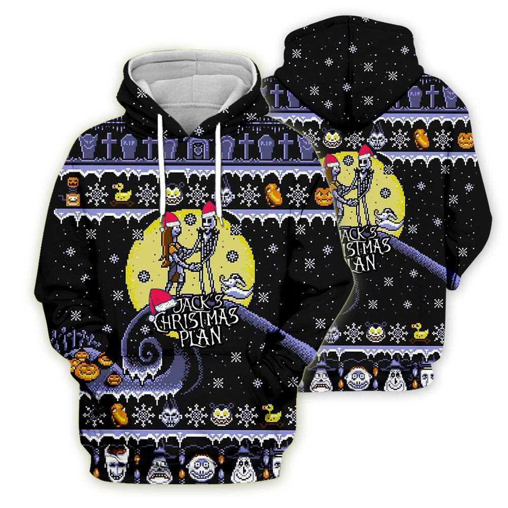Christmas digital print Hoodie
