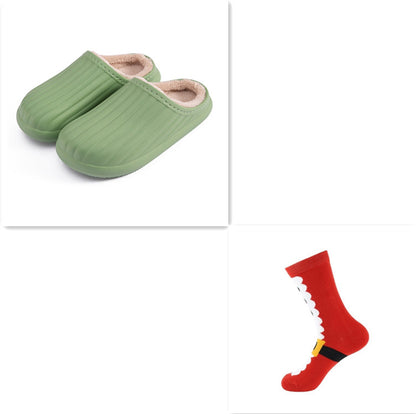 Waterproof Slippers EVA Plush Slippers Women