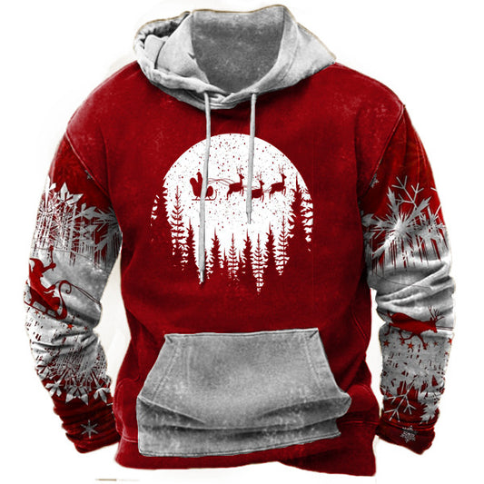 3D Hoodie Digital Print Men's Trend Hoodie