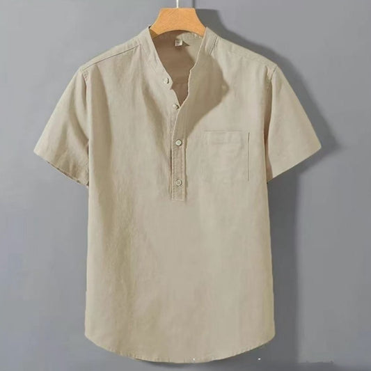 Men's Casual Stand Collar Shirt