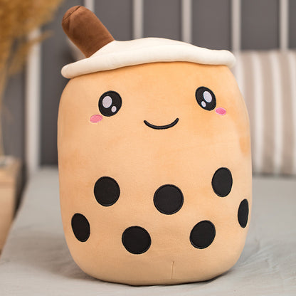 Unique Soft Teddy Plush Boba Milk Tea Plushie