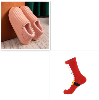 Waterproof Slippers EVA Plush Slippers Women