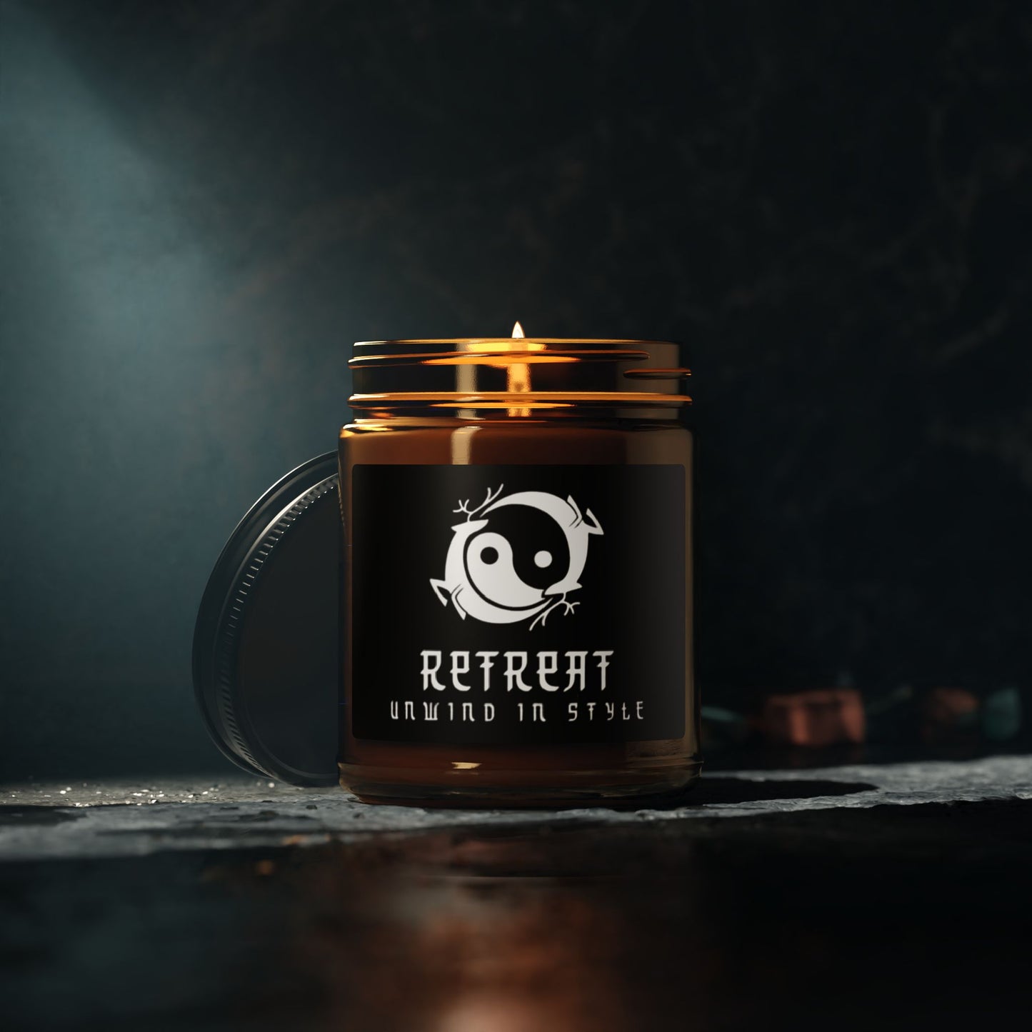 Amber Jar Soy Candle!