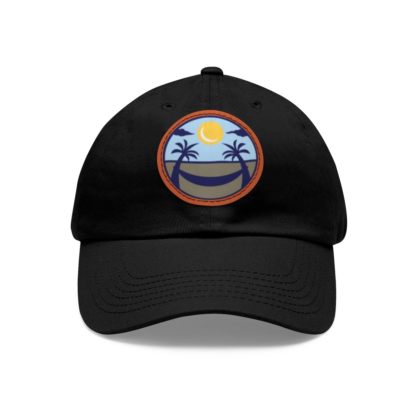 Upscale Retreat Dad Hat with Leather Patch