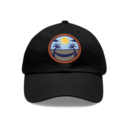 Upscale Retreat Dad Hat with Leather Patch