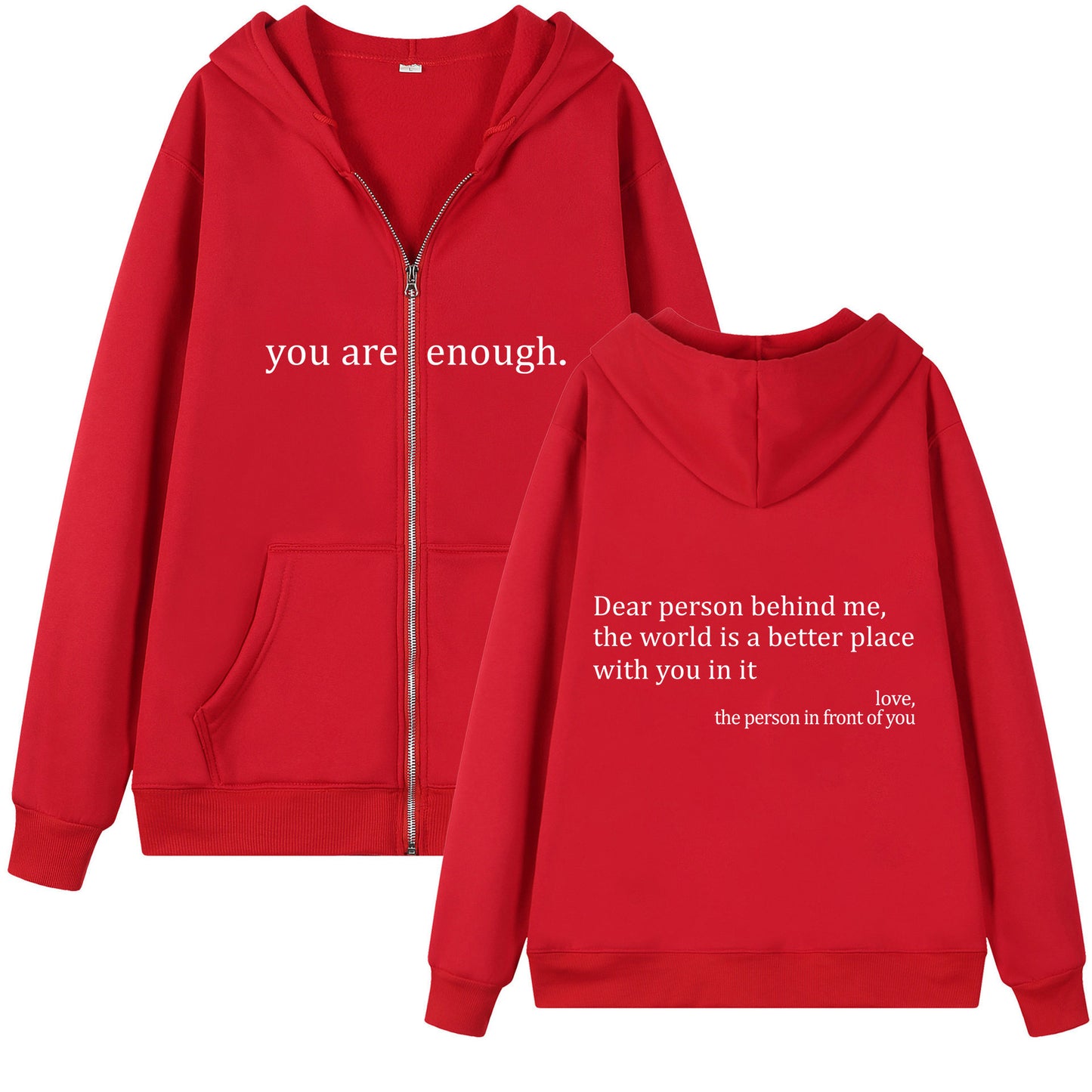 Retreat hoodie you are enough!