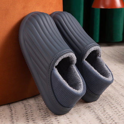 Waterproof Slippers EVA Plush Slippers Women