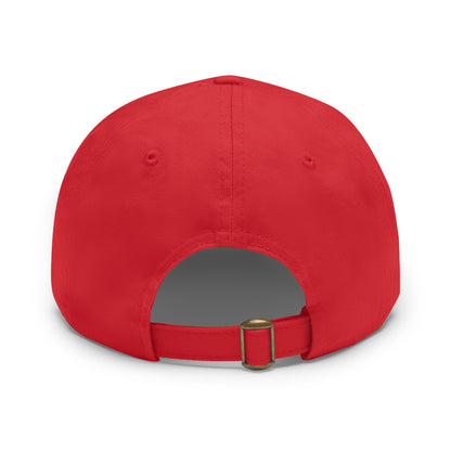 Upscale Retreat Dad Hat with Leather Patch