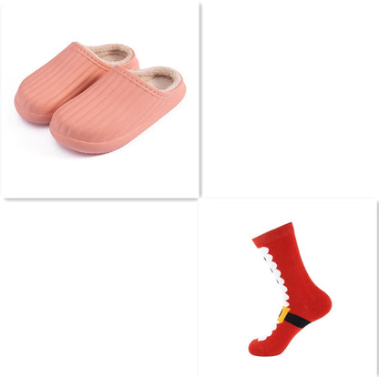 Waterproof Slippers EVA Plush Slippers Women