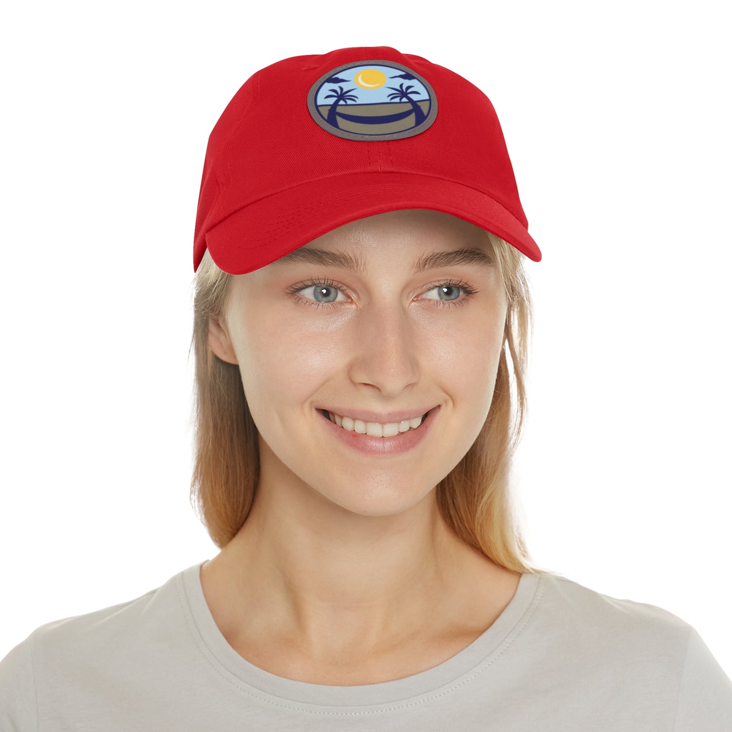 Upscale Retreat Dad Hat with Leather Patch