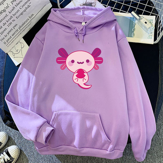 Solid Color Hoodie Print Heat Transfer Fleece Sweater