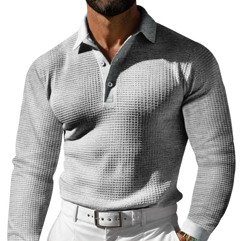 Summer Men's Lapel Polo Shirt