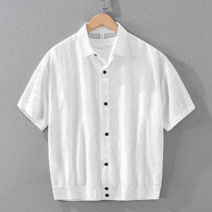 Thin Breathable Short-sleeved Shirt Men's