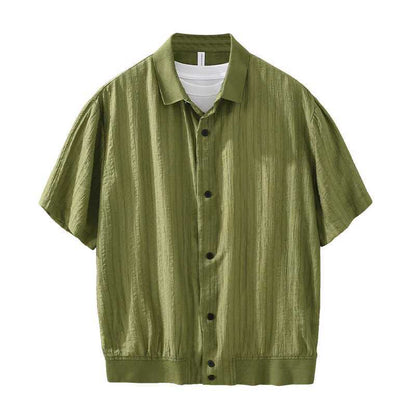 Thin Breathable Short-sleeved Shirt Men's