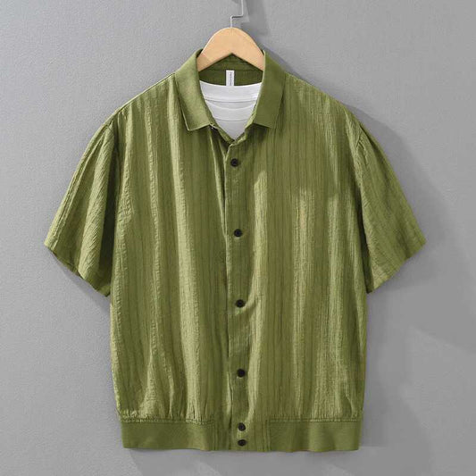 Thin Breathable Short-sleeved Shirt Men's