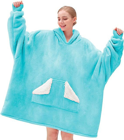 Men's And Women's Same Hooded Blanket