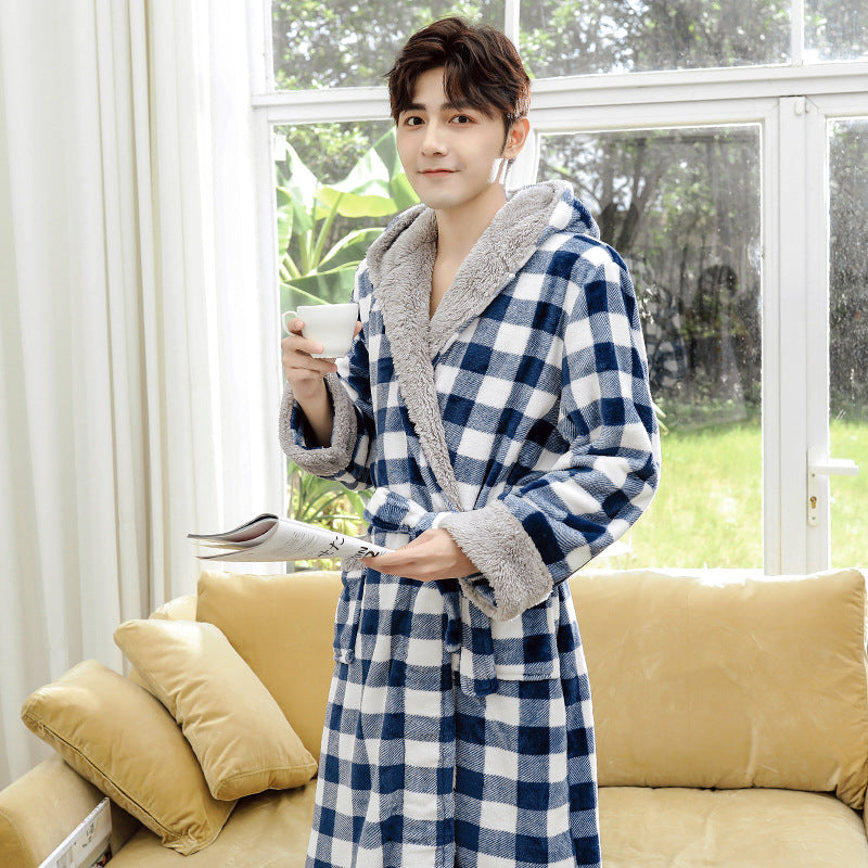 Autumn And Winter Bathrobes To Keep Warm Wholesale Nightgowns And Home Wear