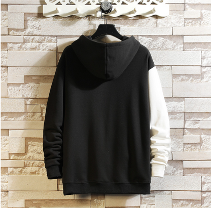 Men's Hoodie Loose Large Size Color Matching Bear Hooded Jacket