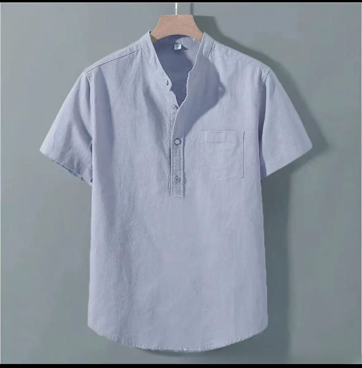 Men's Casual Stand Collar Shirt